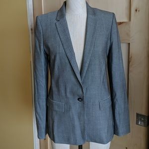 Banana Republic Grey Long Line Jacket
